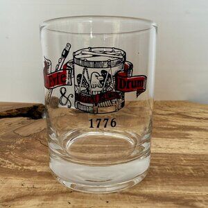 Vintage - Fyfe & Drum - 1776 - Old Fashion - Low Ball - Glass